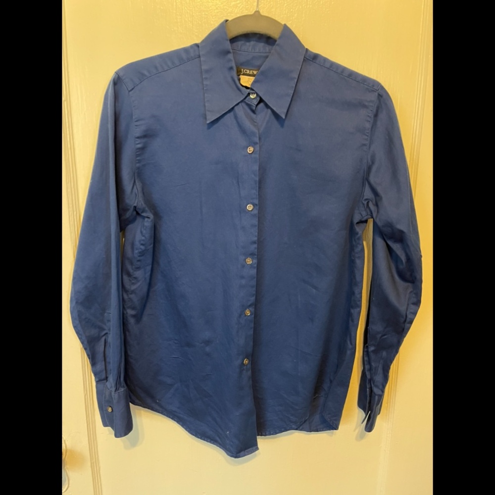 J.Crew Classic Fit Cotton Poplin XS